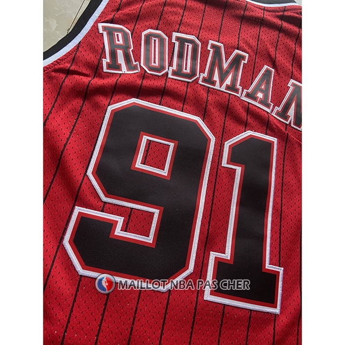Maillot Chicago Bulls Dennis Rodman Mitchell & Ness 1996-97 Rouge